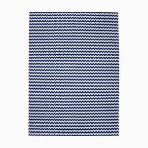 Tapis Dhurrie Bleu