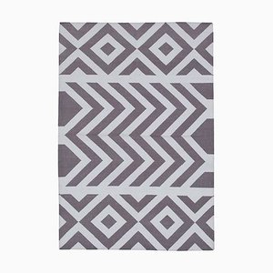 Tapis Dhurrie Marron