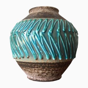 50's West Germany Mid Century Ceramic Vase Flower Vase Vintage flowerpot 60s