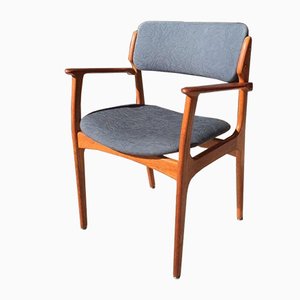 Danish Teak Captain's Chair by Erik Buch for O.D. Møbler, 1960s