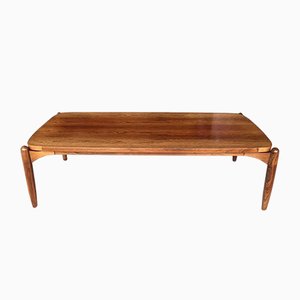 Dänischer Teak & Palisander Couchtisch, 1960er