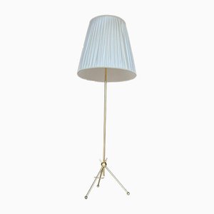 Three-Leg Floor Lamp in Brass with Crow's Foot, 1960s