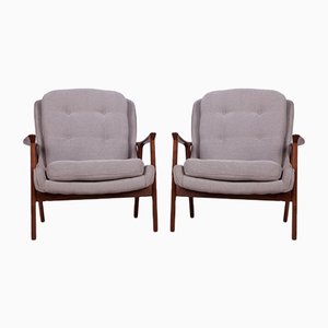 Model Tulip Armchairs by Inge Andersson for Bröderna Andersson, 1960s, Set of 2