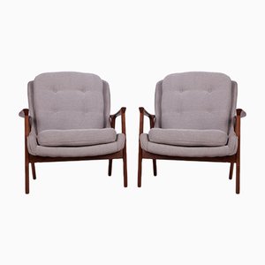 Model Tulip Armchairs by Inge Andersson for Bröderna Andersson, 1960s, Set of 2