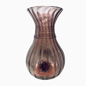 Vase en Verre Soufflé de Gordiola, 1970s