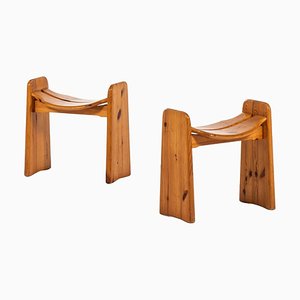 Set of Stools by Gilbert Marklund for Furusnickarn Ab