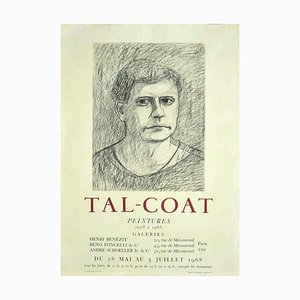 Tal Coat Exhibition Poster, 1968