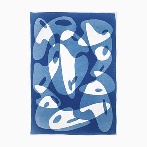 Handmade Cyanotype, 2021, Watercolor on Paper