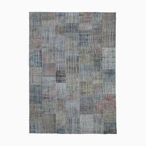 Tappeto grigio patchwork