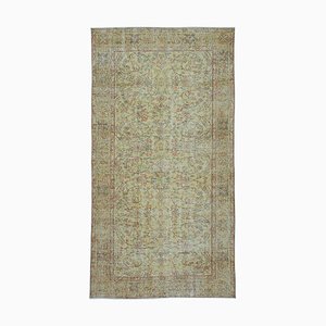 Vintage Yellow Overdyed Rug