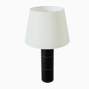 Leather Base Table Lamp from Bergboms