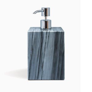 Grey Marble Squared Soap Dispenser from Fiammettav Home Collection, 2019