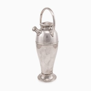 American Silver Plated Milk Churn Cocktail Shaker, 1940s