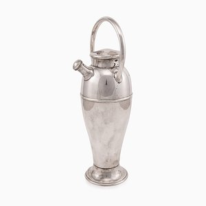 Shaker Cocktail Bar Milk Churn Plaqué Argent, Etats-Unis, 1940s