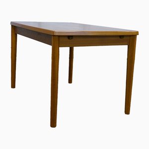 Mid-Century Danish Extendable Dining Table with Concealed Panels in Teak from Grete Jalk for Glostrup, 1960s