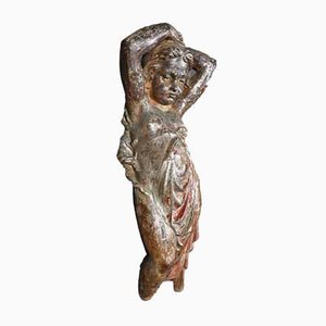 Weibliche Skulptur aus Eisen, 1800er