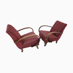 Armchairs by Jindrich Halabala, 1950s, Set of 2
