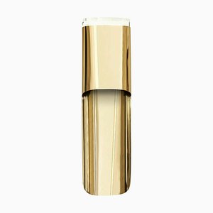 Sconce In Gold-Plated Brass With Acrylic Shade