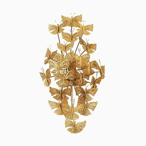 Contemporary Gold Sconce