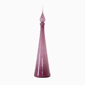 Lilac Opaline Bottle Vase, 1960s