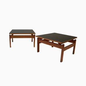 Mid-Century Domino Coffee Tables by Yngve Ekström for Swedese, Set of 2