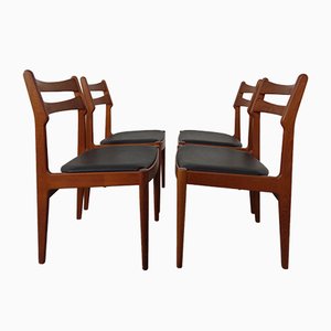 Danish Teak Dining Chairs from Vamo Mobelfabrik, 1960s, Set of 4