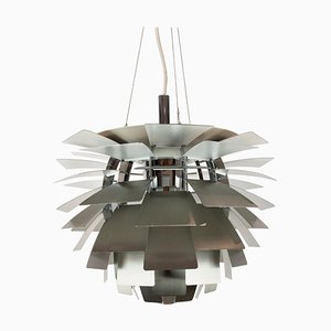 Lámpara colgante Artichoke de acero cepillado de Poul Henningsen, 1958