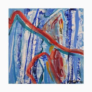 Ivy Lysdal, acrílico sobre lienzo, modernista abstracto, 2006