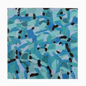 Ivy Lysdal, Acrylic on Canvas, Abstract Modernist, Late 20th Century