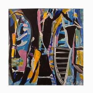 Ivy Lysdal, Acrylique sur Toile, Moderniste Abstraite, Fin 20ème Siècle