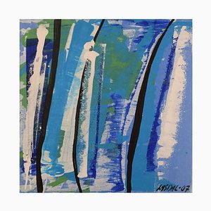 Ivy Lysdal, acrílico sobre lienzo, modernista abstracto, 2007