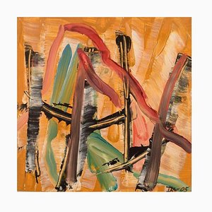 Ivy Lysdal, acrílico sobre lienzo, modernista abstracto, 2005