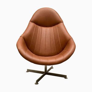 Dutch Swivel Lounge Chair by Rudolf Wolf Spirit for Noordwolde, 1960s