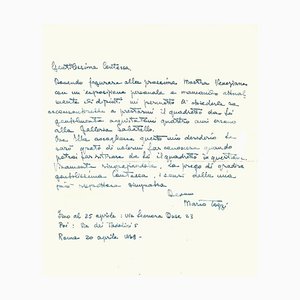 Mario Tozzi - Original Manuscripts - 1930s