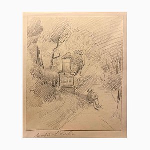 Charles Des Bordes - The Outdoor Painter - Pencil - 1880s