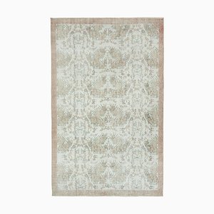 Vintage Beige Overdyed Rug