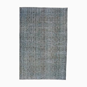 Vintage Blue Overdyed Rug