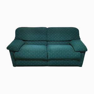 Italian Green Velvet Sofa from Pol 74, 1990s