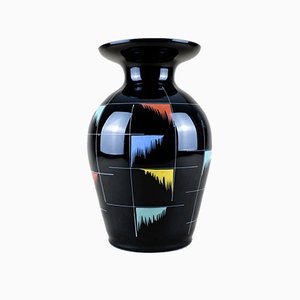 Vaso di VEB Kunstglas Arnstadt, anni '60