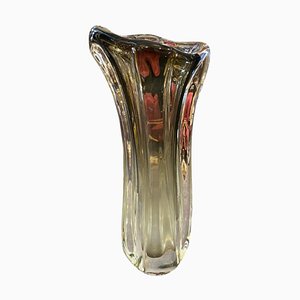 Murano Glas Vase in der Art von Seguso, 1960er