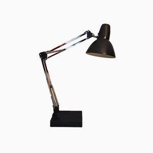 Lámpara de mesa negra de Arteluce, años 70
