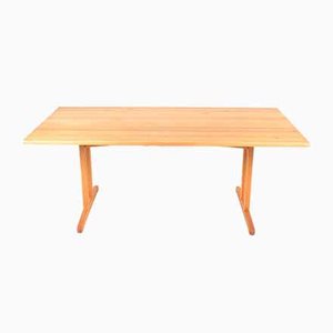 Table de Salle à Manger en Pin Massif Scandinave de Søborg Furniture, 1960s