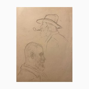 Unknown - Portrait - Original Pencil Drawing - Early 20th Century