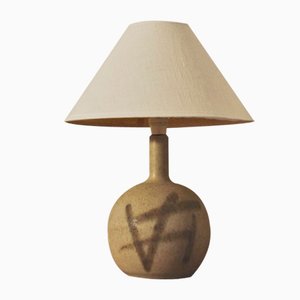 Danish Stoneware Table Lamp by Eigil Hinrichsen, 1960s