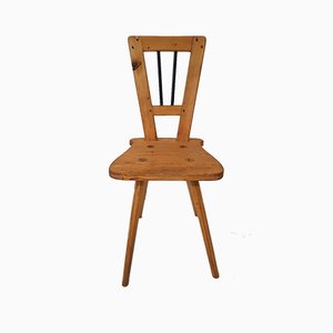 Biedermeier Rustic Chalet Style Chair, 1800s