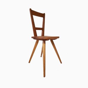 Folk Biedermeier Style Chalet Chair, 1800s