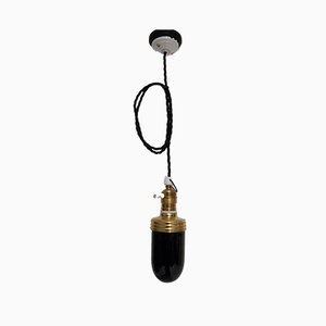 Industrial Dark Chamber Photo Ceiling Lamp from Elpe, 1920s