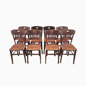 French Dining Chairs from Luterma, 1920s, Set of 8
