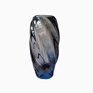 Mid-Century Vase by Jan Kotik & Jan Bednarek for Skrdlovice Glass