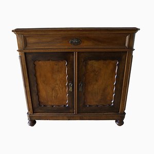 Handmade Solid Wood Commode with Lockable Doors